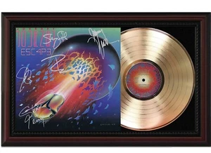 Journey Escape Cherry wood Reproduction Signature Record Display - Picture 1 of 5