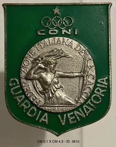 KEGEL ITALIENISCHER JAGDVERBAND ABZEICHEN JAGDWACHE PROD LORIOLI - Bild 1 von 6