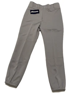 *NUEVO* PANTALONES DE BÉISBOL CON CINTURÓN JUVENIL MIZUNO Gris Rendimiento Plus Acolchado JUVENTUD XXL - Imagen 1 de 4