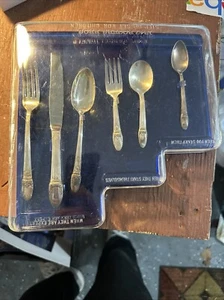 Vintage 1847 Rogers Bros Step Up Set Silverware For Children Great NO Monogram - Picture 1 of 14