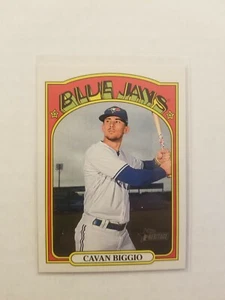 2021 Topps Heritage High Number Cavan Biggio #216 Toronto Blue Jays - Picture 1 of 2