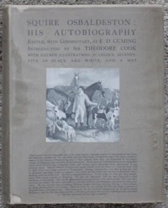 Squire Osbaldeston Autobiography English Politician Color Plates 1926 First Ed. - Picture 1 of 12