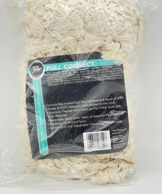 Cabezal de repuesto de fregona antipolvo tratada con fregona seca completa 100 % algodón 8"x 12" nuevo en stock Foto 1 de 3