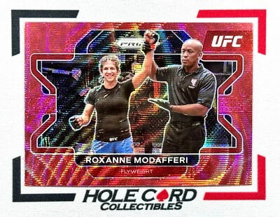 ROXANNE MODAFFERI 2022 Panini Prizm UFC #40 Red Wave Prizm  一 - Image 1 of 3