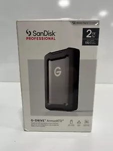 SanDisk Professional - G-DRIVE ArmorATD 2TB External USB-C Portable Hard Drive - Picture 1 of 4