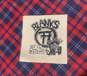 Blanks 77 Up DIY Patch- Punk Crust Black Flag Off Leftover Crack - Picture 1 of 1