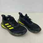 Adidas Black Yellow Sneakers Men's Size 6 Preowned Athletic Shoes