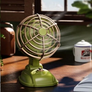 Rotatable Desk Fan Desktop Cooling Fan Portable Electric Fan Home - Photo 1/10