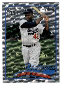 Jackie Robinson 2024 Topps 89' Topps 35th Anniversary Foil SP Brooklyn Dodgers - Picture 1 of 2