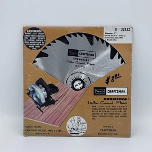 Sears Craftsman Kromedge Hollow Ground Planer 932422 7" Saw Blade - Picture 1 of 3