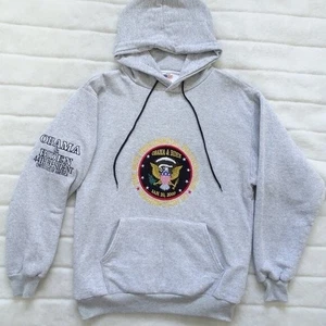 Pan Men's Obama Biden 2009 56th Inauguration Presidential Seal Hoodie Sweatshirt - Picture 1 of 9