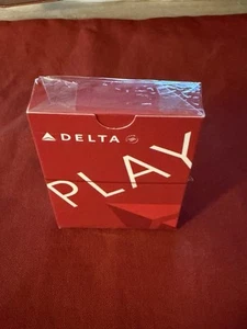 Delta Air Lines Airline Playing Cards Sealed Ungeöffnet Red Box Delta Play - Bild 1 von 4