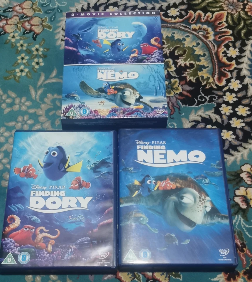 Finding Dory & Finding Nemo Dvd 2-Disc Disney Pixar 2-Film Boxset Andrew Stanton - Image 1 of 1