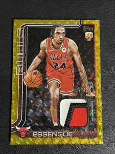 2025 Topps Flagship Noa Essengue RC 1/1 Foilfractor Real One Patch Relic - Picture 1 of 2