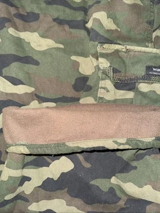 Wrangler Pantalone Uomo 40x30 Mimetico Foderato in Pile Cargo Relaxed Fit Caccia - Foto 1 di 3
