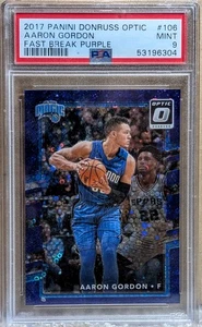 2017-18 Panini Donruss Optic - Aaron Gordon #106 Purple Prizm PSA 9 - Picture 1 of 1