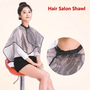 Reusable Perm Baking Oil Cape Adjustable Haircut Cape Shampooing - Picture 1 of 10