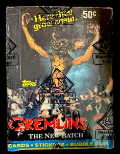 1990 Topps Gremlins 2 Movie BBCE Sealed 36 Packs, Unopened Trading Card Wax Box - Picture 1 of 2