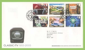 G.B. 2005 Classic ITV set on Royal Mail First Day Cover, Tallents House - Picture 1 of 1
