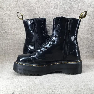 Botines de combate Dr. Martens Jadon plataforma charol negro para mujer talla 7 - Imagen 1 de 13