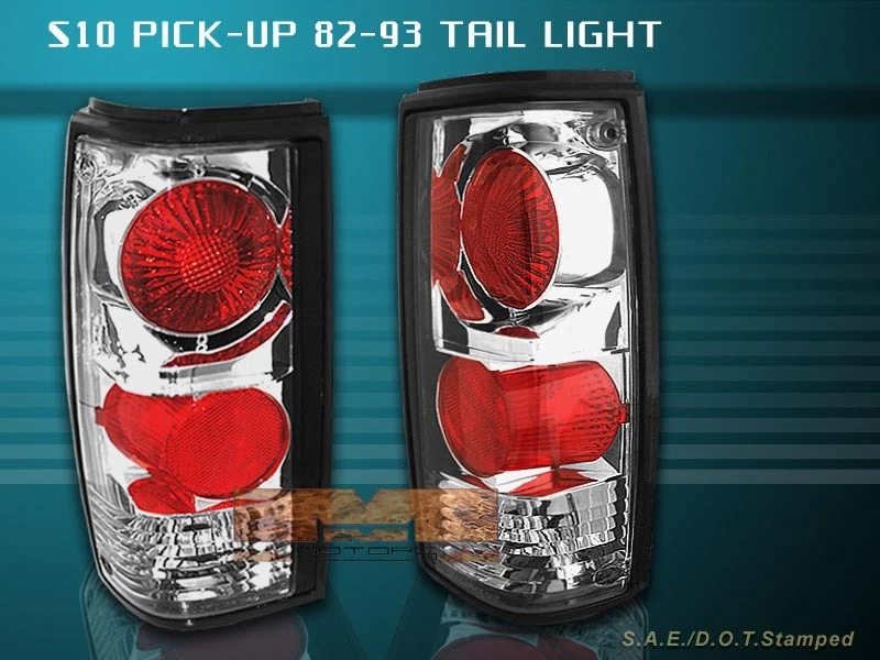 82-93 LUCES TRASERAS CHEVY S10 BLAZER CROMADAS 92 91 90 89 Foto 1 de 1
