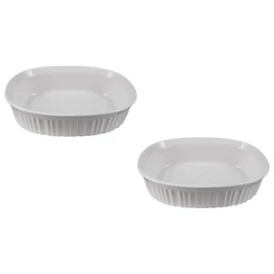 Corningware FS12 1071977 French White 1.5qt/1.4L Oval Ceramic Casserole Bakewar - Picture 1 of 1