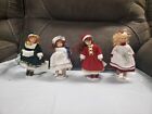 Dolls - Porcelain - Belinda Agnus Christmas Collection - Lot of 4 - with Tags