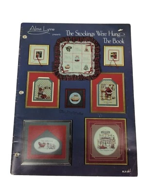 VTG 1984 The Stockings Were Hung Counted Cross Stitch Booklet Leaflet Patterns - Image 1 of 3