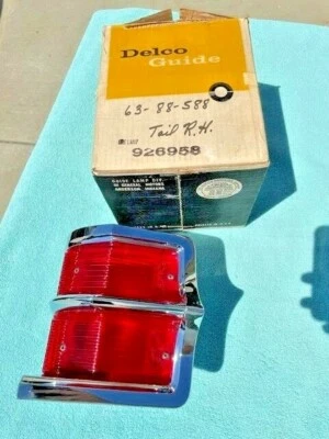 1963 Oldsmobile 88 Super NOS GUIDE RH задний фонарь корпус ободок в сборе объектив - Изображение 1 из 4