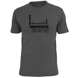 Camiseta para hombre Royal George Steam Locomotive Train Planprint - Imagen 1 de 2