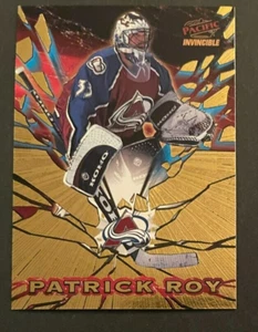 Patrick ROY 1997-98 Pacific Invicible Feature Performers #9 Colorado Avalanche - Picture 1 of 2