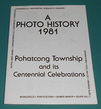 Vtg 1981 Photo History Pohatcong Township NJ New Jersey Warren County Springtown