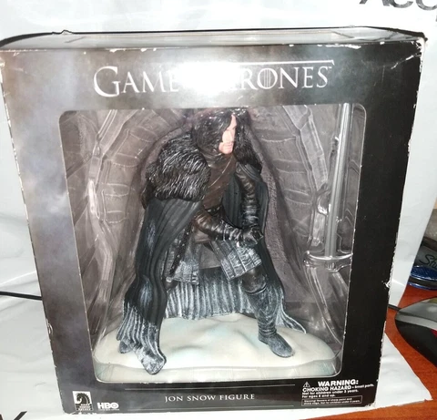 Game Of Thrones Jon Snow Deluxe Action Figure Dark Horse BOX has wear, see pics Cover
