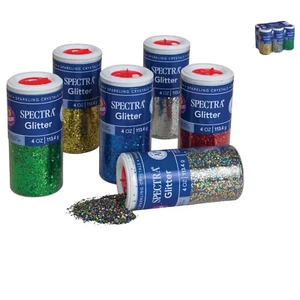 4 Unzen Glitzerkristalle - 6 verschiedene Farben für Kunst, Handwerk und Scrapbooking - Bild 1 von 9