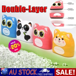 Children DIY Name Stamp Stamper Kids Clothes Schoolbag Books Label Self InkingWH - Picture 1 of 16