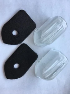 1942 1946 Chevy GMC TRUCK park light real glass lenses & gaskets 4p Pickup Panel - Picture 1 of 5