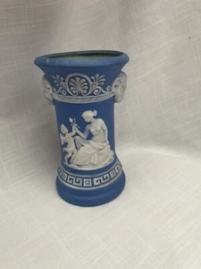 Schäfer & Vater Rudolstadt Vase Paste auf Paste um 1900 - Bild 1 von 6