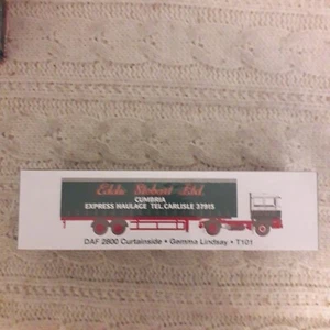 Atlas 1:76 Scale DAF 2800 Curtainside "Gemma Lindsay" - Eddie Stobart - Picture 1 of 1