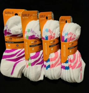 Champion C9 Duo Dry Girls' No Show Socks 12 Pair Assorted Color Size 10.5 - 4 - Picture 1 of 8
