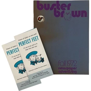 Buster Brown Shoes 1972 Newspaper Advertising Brochure For Stores Dealers 9 x 12 - Picture 1 of 24