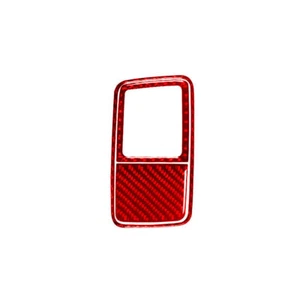 Red Carbon Fiber Central Control Storage Frame Trim A For Dodge Ram 1500 2013-15 - Picture 1 of 10