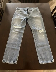 Levis Men's 511 Blue Slim Fit Straight Leg Stretch Denim Jeans Size 34x29 - Picture 1 of 4