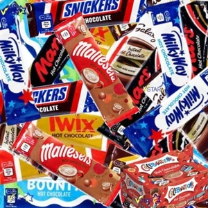 Celebrations Hot Chocolate Selection Galaxy, Snickers, Mars, Twix Sachets - Picture 1 of 5