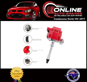 HEI Distributor fit Chev SB BB V8 OEM Style Red Cap 262 - 454 dizzy - Picture 1 of 1