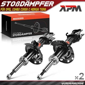 2x Federbein Stoßdämpfer Gasdruck Vorne für Opel Corsa C Combo Meriva Tigra - Bild 1 von 8