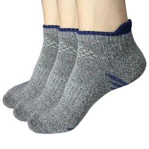 3 Pair Mens Low Cut Ankle Breathable Cotton Cushion Athletic Running Sport Socks - Picture 1 of 16