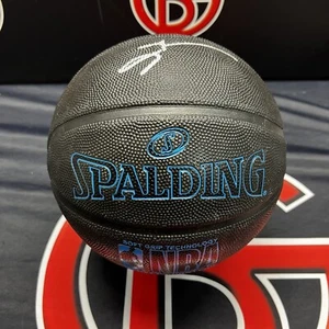 Allen Iverson 76ers Signed Black Spalding Basketball Autographed Steiner CX - Picture 1 of 4