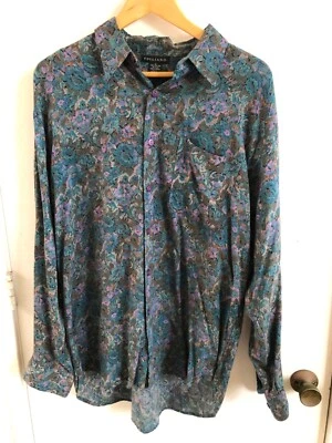 Camisa Hombre Manga Larga, Tulliano, Rayón, Grande Foto 1 de 3