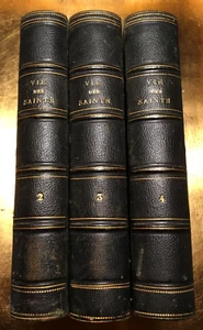 1860 VIE des SAINTS AU COURS DE L'ANNEE RELIGION HISTOIRE *RELIURE*LIVRES BOOKS - Imagen 1 de 19