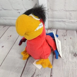 VTG Disney Store IAGO from ALADDIN Bean Bag Plush Toy 6” NWT - Picture 1 of 3